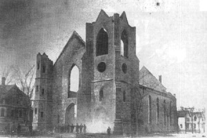 St. John's Third Church was destroyed by fire on Christmas Eve 1868