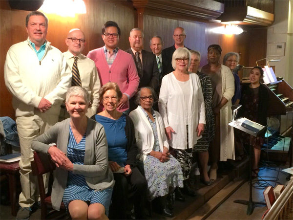 St. John's Choir Group Photo, Easter 2018