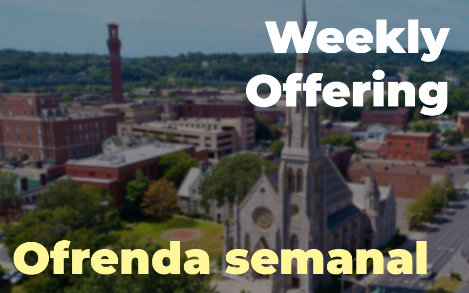 Weekly Offering • Offend seminal